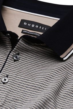 bugatti Poloshirt mit 3-tone-Dessin