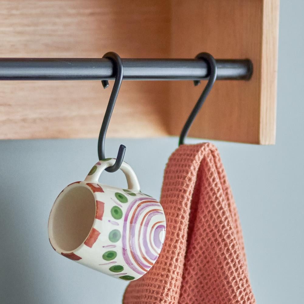 Bloomingville Espressotasse Bloomingville Shama Espressotasse, Bunt, Steingut, D5xH5 cm, Steinzeug, Espressobecher Kaffeetasse klein Steinguttasse Tischdeko