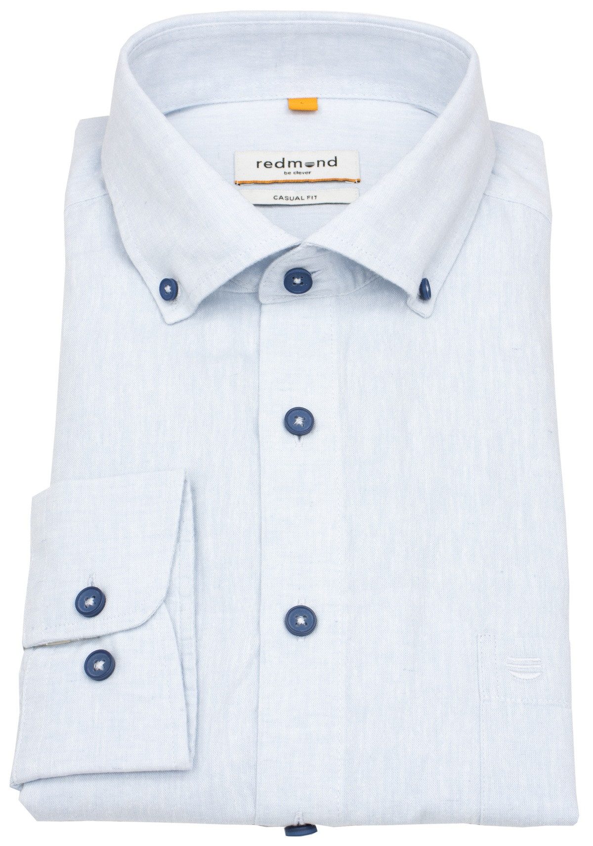 Redmond Langarmhemd Button-Down-Kragen
