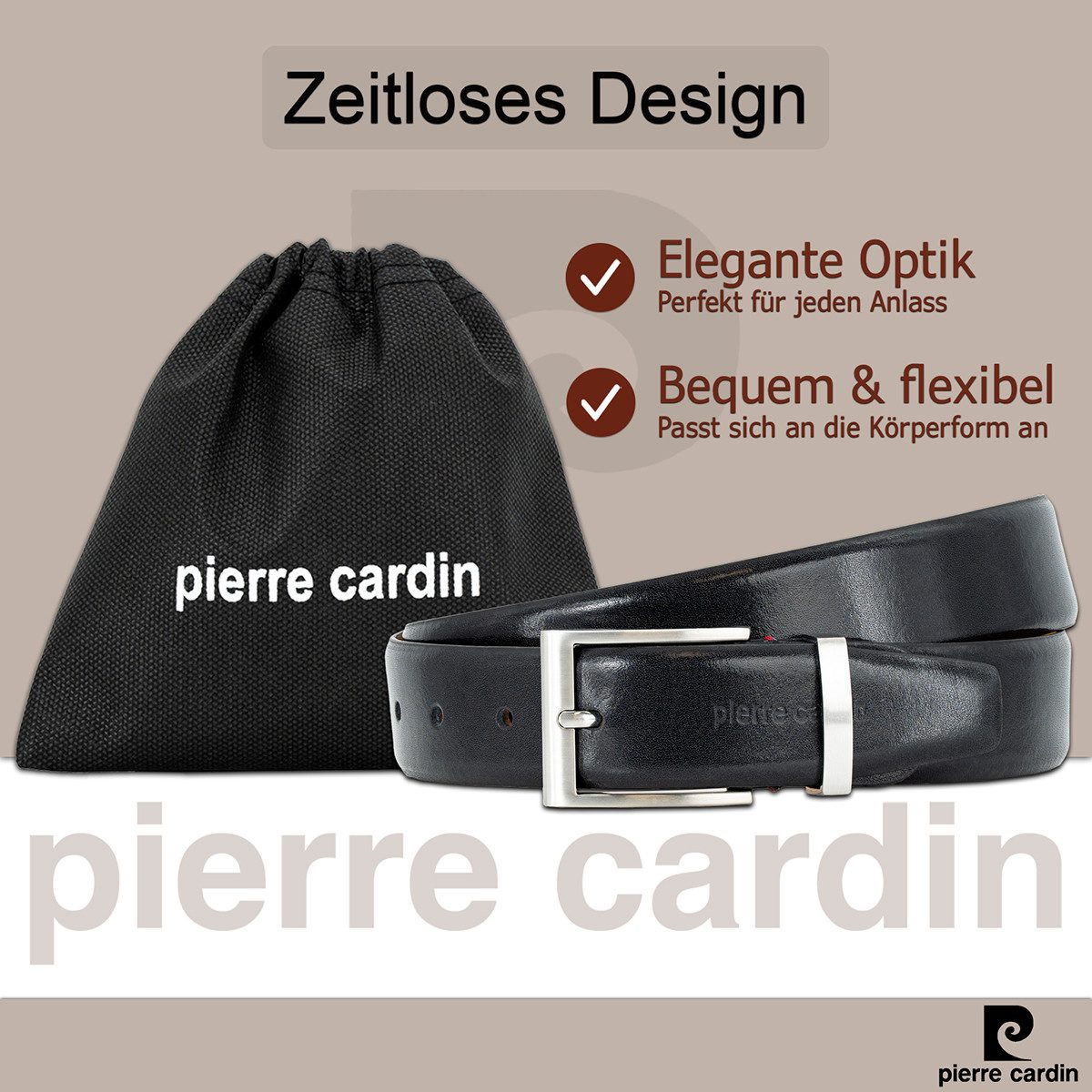 Pierre Cardin Ledergürtel