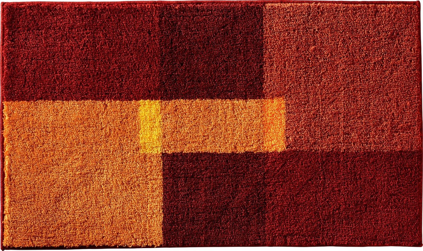 Erwin Müller Badematte Badematte "Zagori", Höhe 20 mm, eckig, Grafik/gemustert