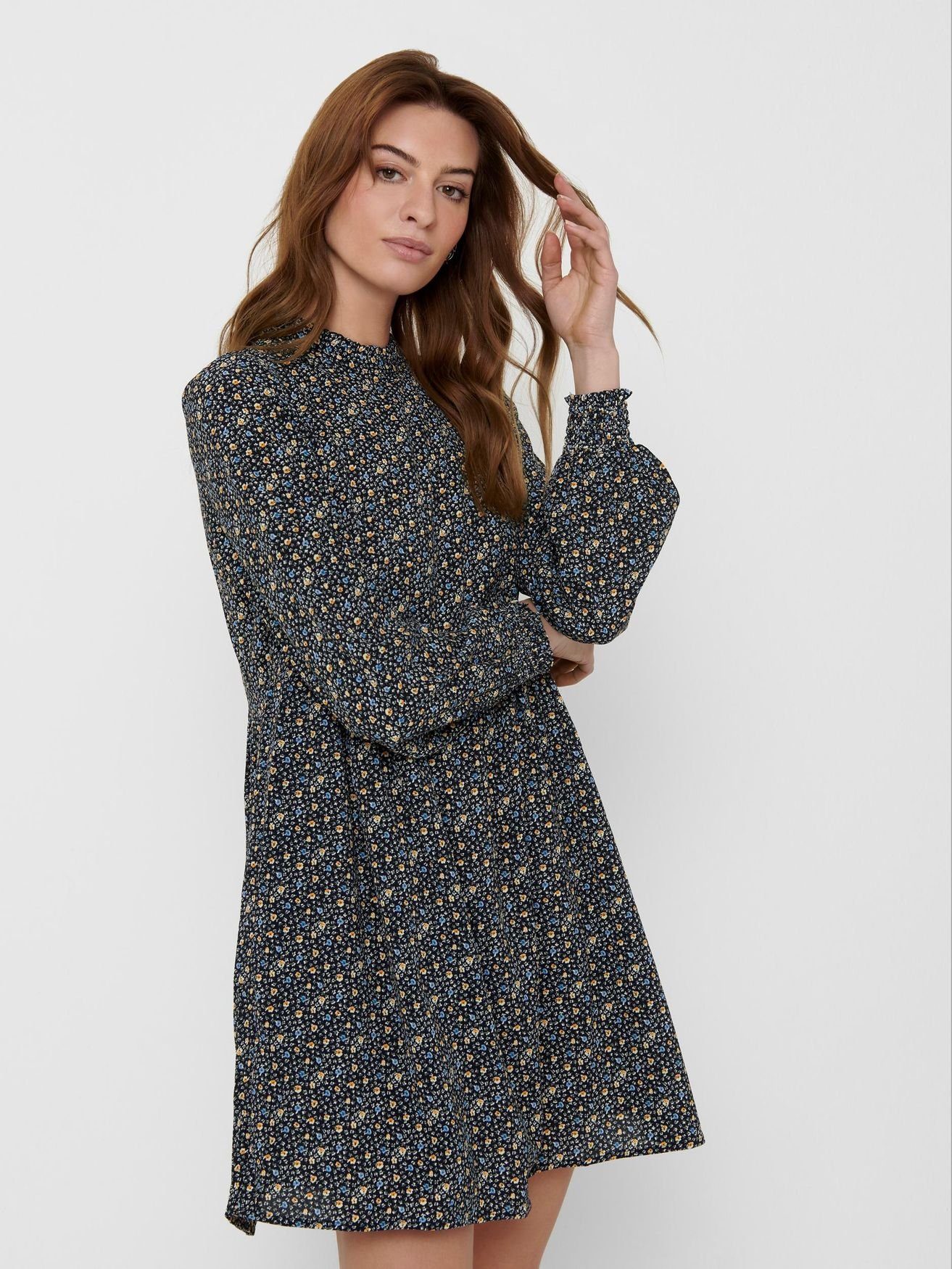 JACQUELINE de YONG Shirtkleid (mini) JDYPIPER L/S SHORT DRESS WVN NOOS günstig online kaufen