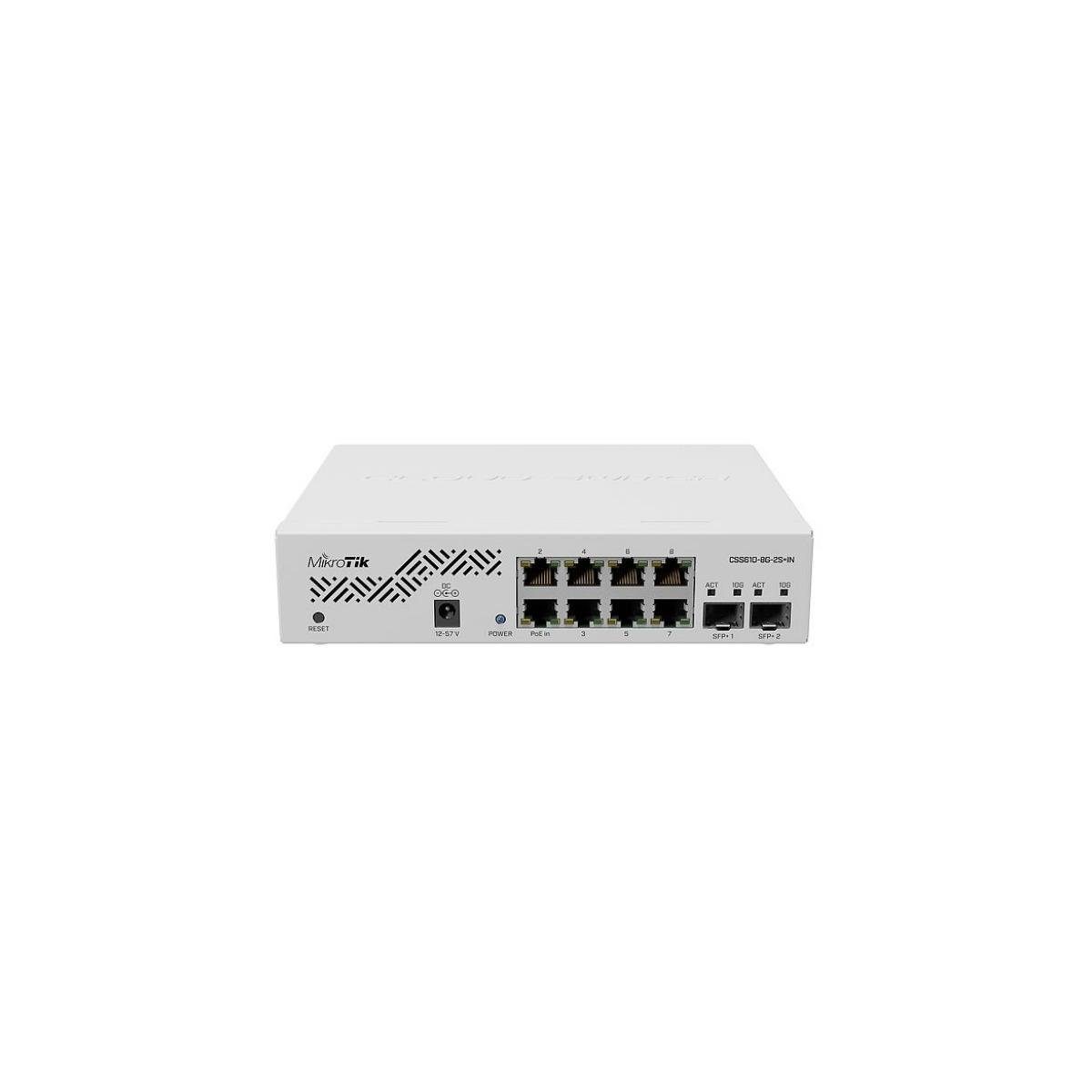 8x MikroTik CSS610-8G-2S+IN mit Smart Gigabit-Ports Switch Cloud Netzwerk-Switch -
