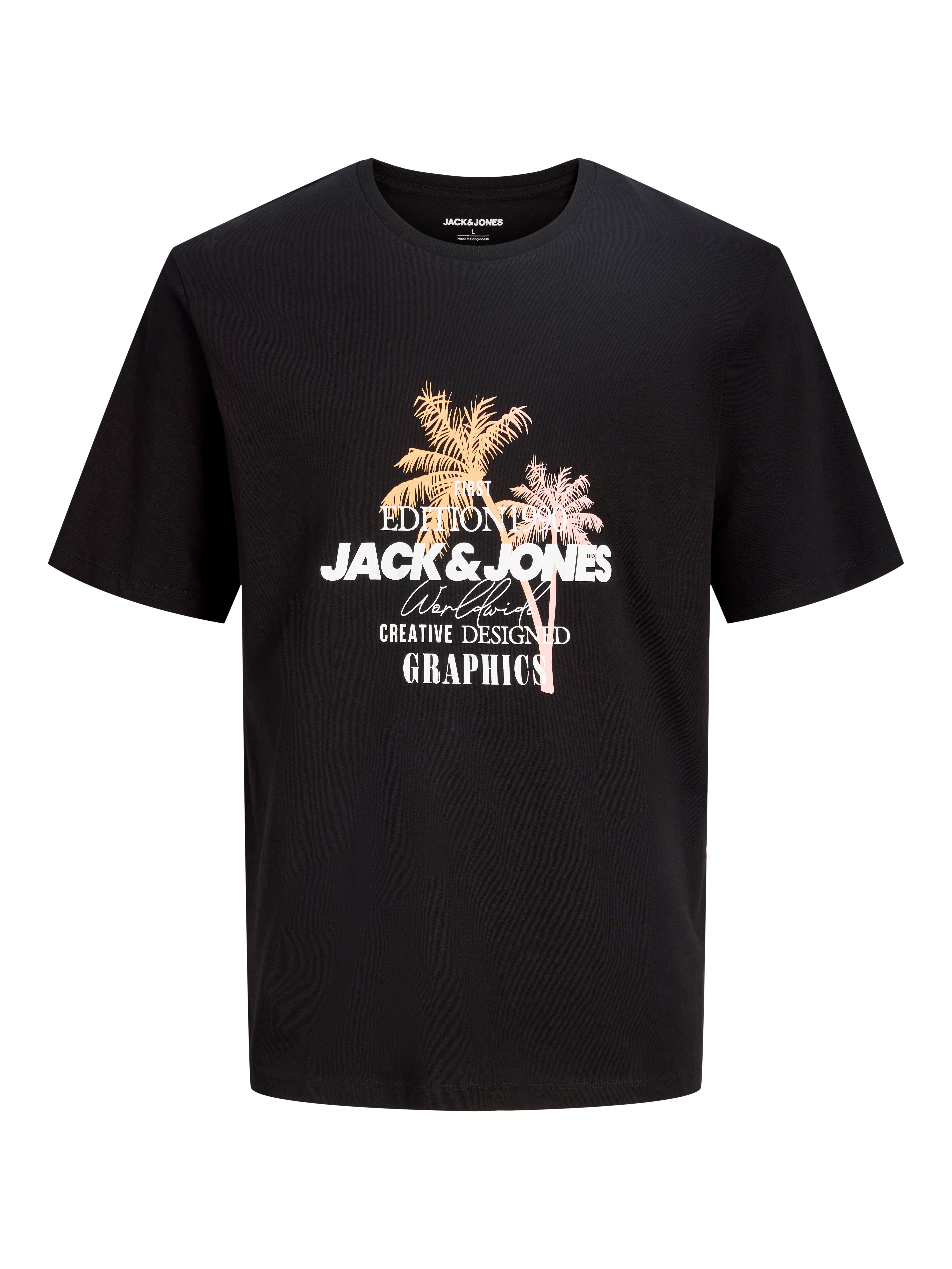 Jack & Jones Rundhalsshirt JJGRADIENT PRINT TEE SS CREW NECK