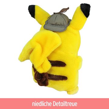 BEMIRO Tierkuscheltier Detective Pikachu Plüschtier Pokémon - ca. 24 cm