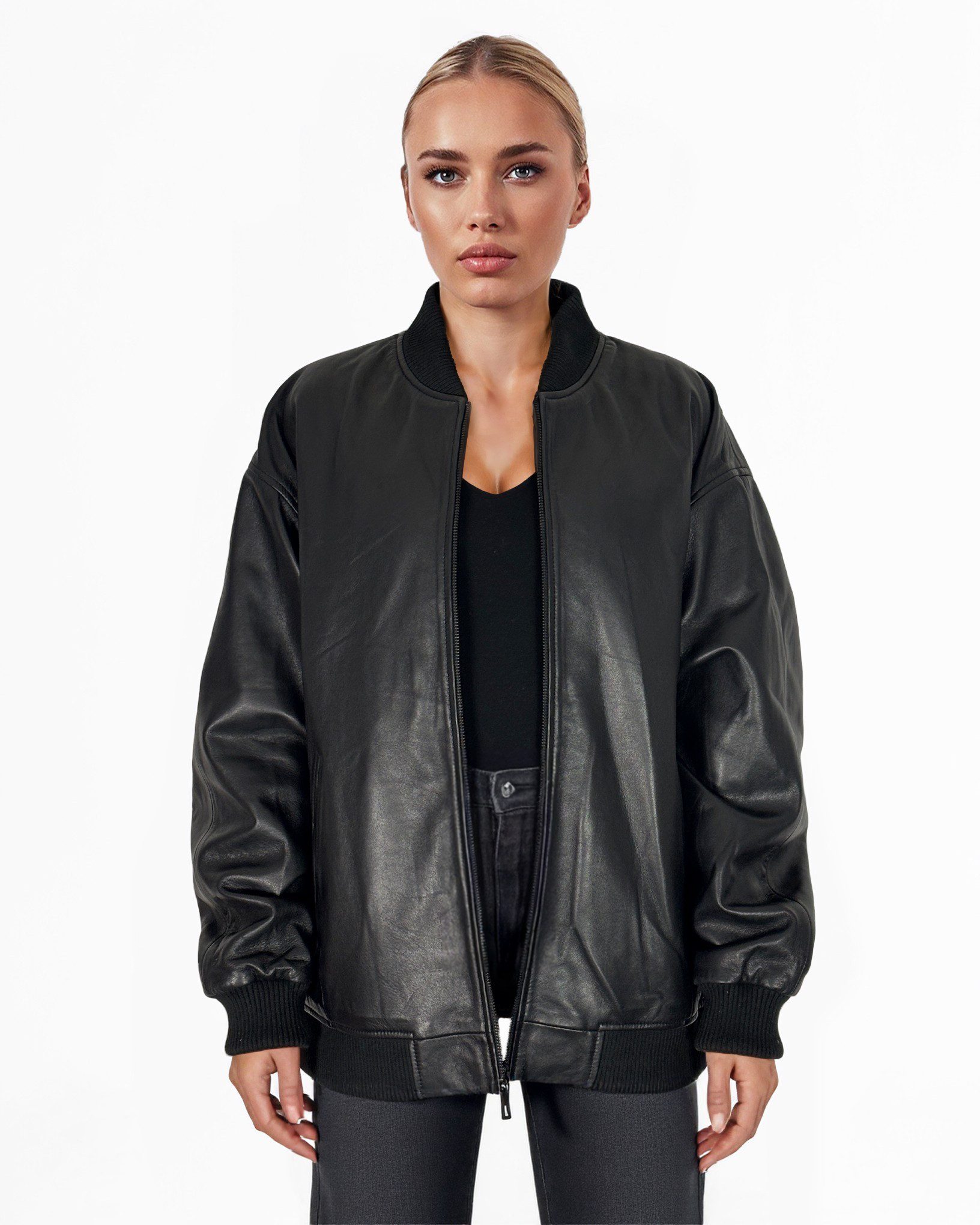 trueprodigy Bomberjacke Selina Oversize Bomberjacke Pilotenjacke günstig online kaufen