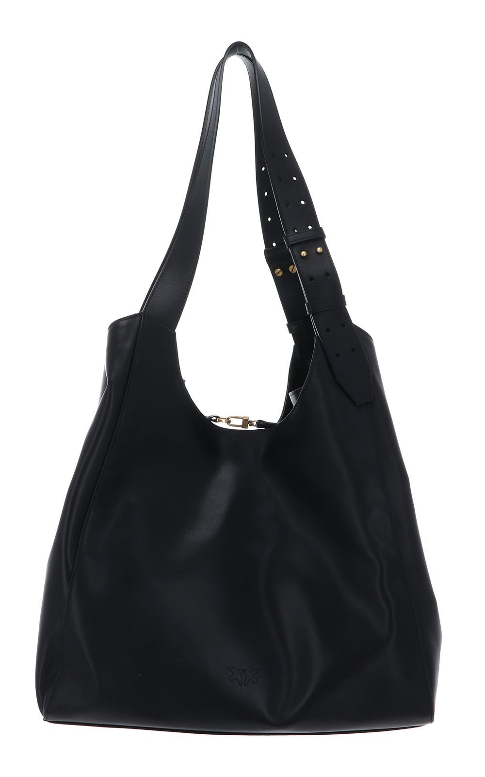 PINKO Schultertasche Tote Classic Belt, aus echtem Rindsleder