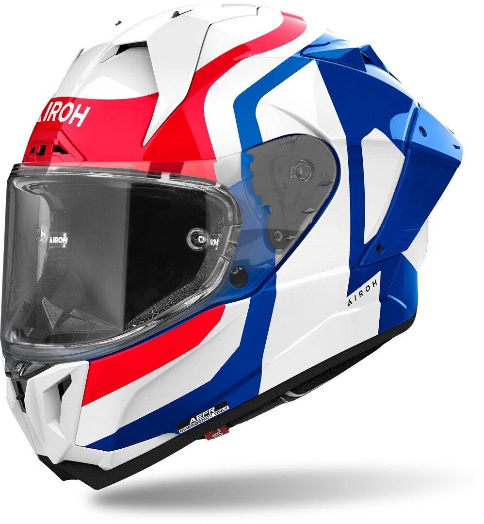 Airoh Motorradhelm GP 800 Competition Carbon Helm, Bluetooth, Atmungsaktiv, Pinlock, Antibeschlag, ECE 22.06