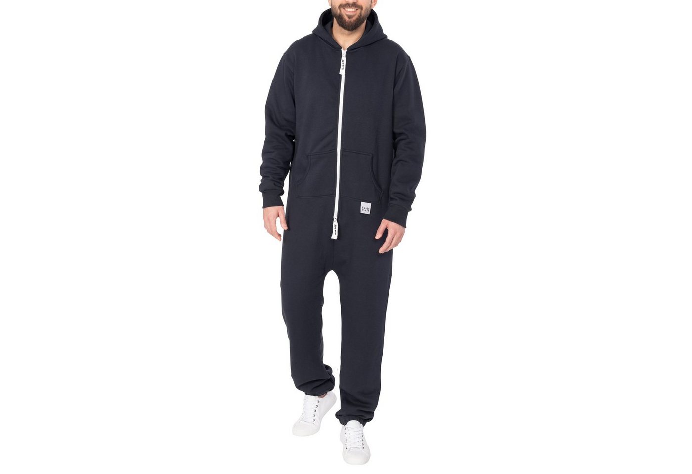 Basisstoff Jumpsuit Basisstoff Sheesh Herren Jumpsuit Overall Onesie Einteiler