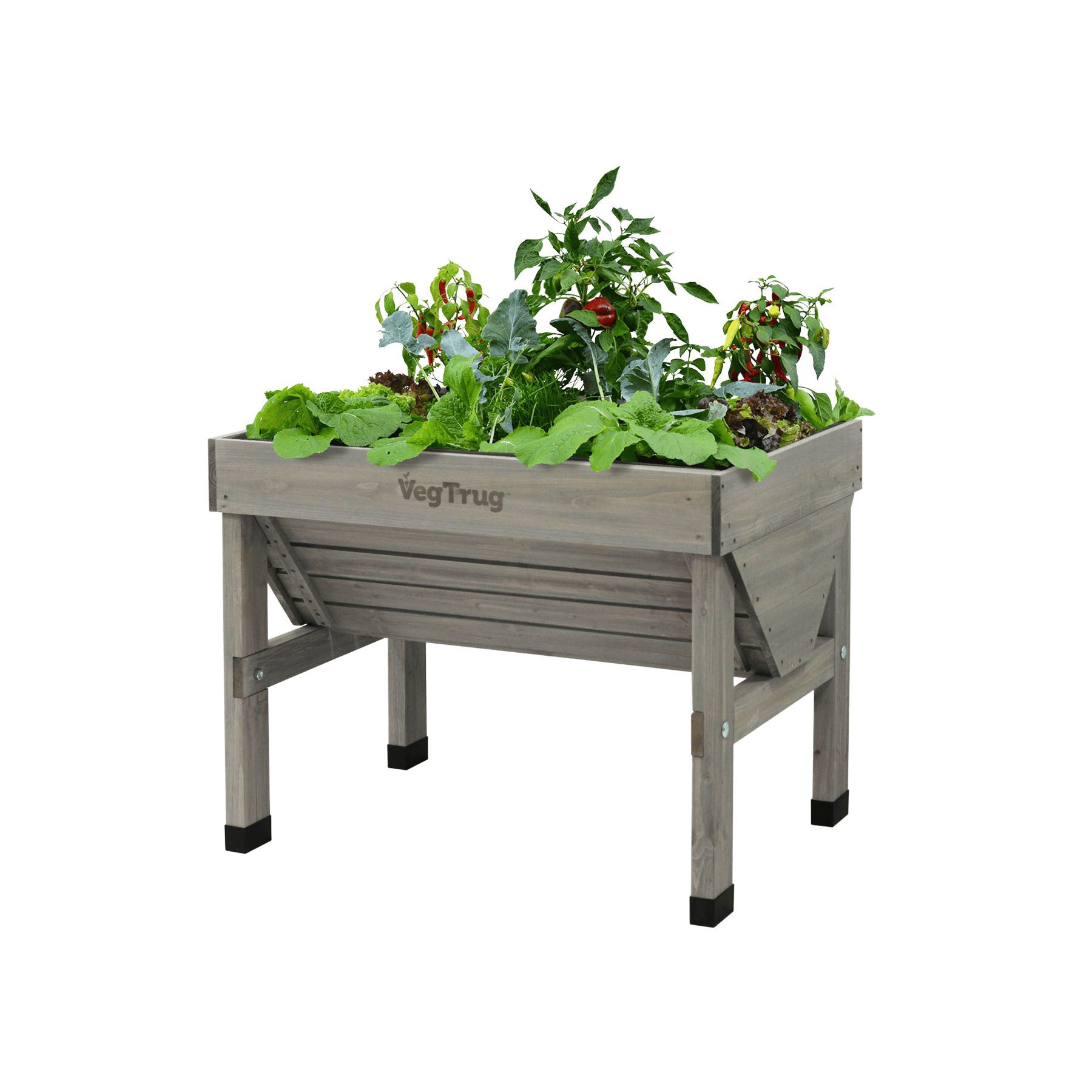 VegTrug Hochbeet VegTrug® Klassik - hohwertiges Zedernholz, ergonomische V-Form - 210 L Fassungsvermögen