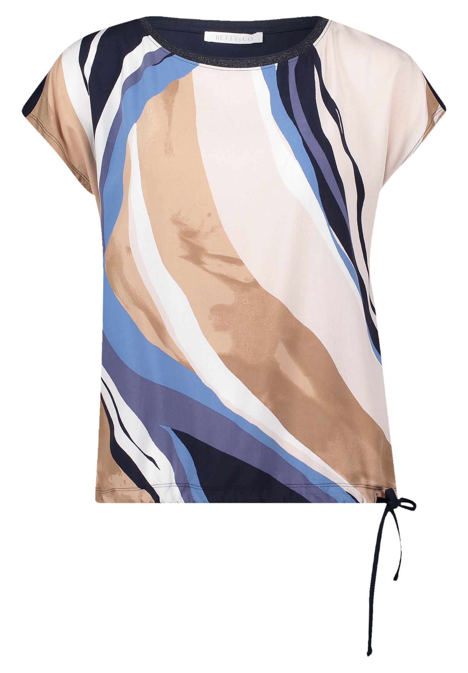 Betty&Co Kurzarmshirt Damen Casual-Shirt mit Print (1-tlg) günstig online kaufen