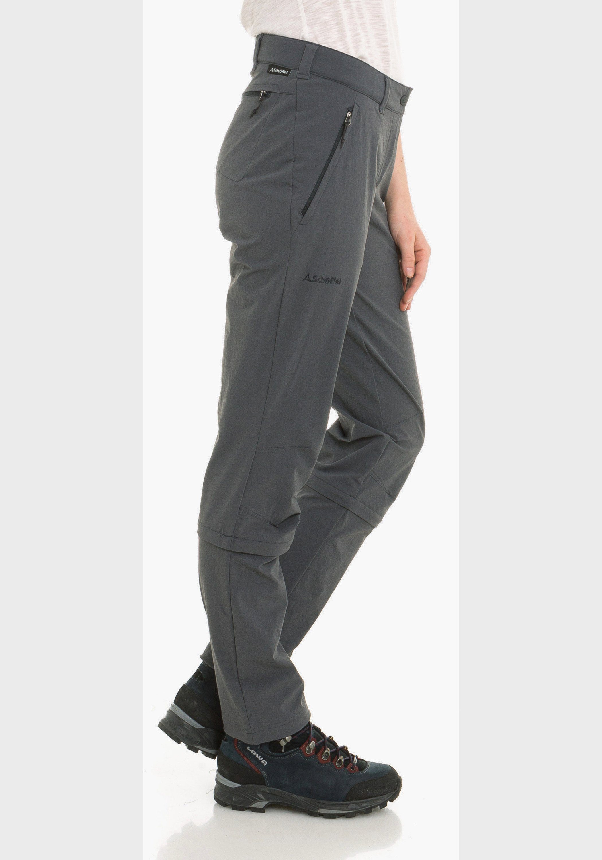 Schöffel Zip-away-Hose Pants Engadin1 Zip graphit Off