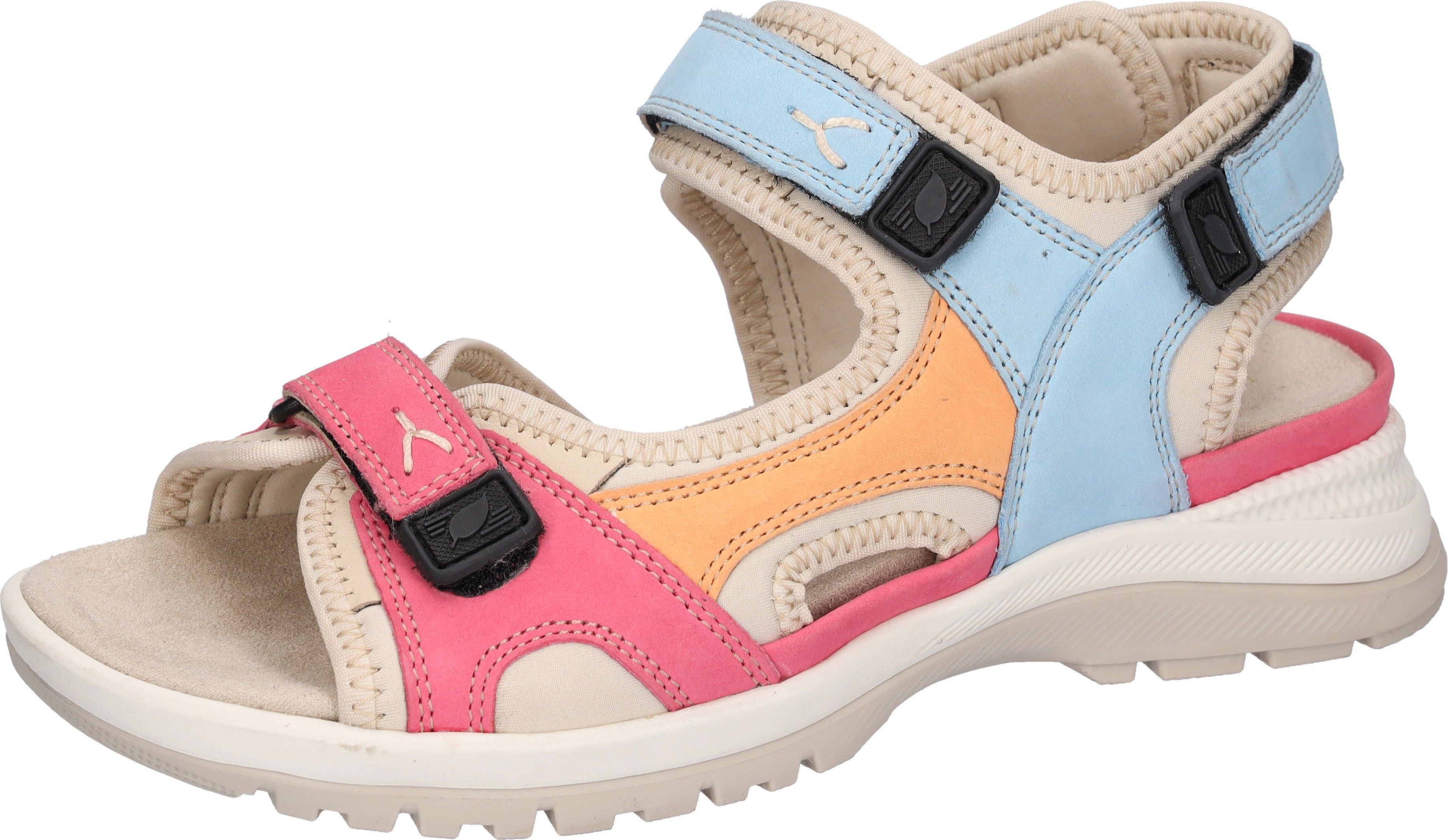 Waldläufer H-Sora Trekkingsandale, Outdoorschuh, Sommerschuh, Keilabsatz, in bequemer Schuhweite H