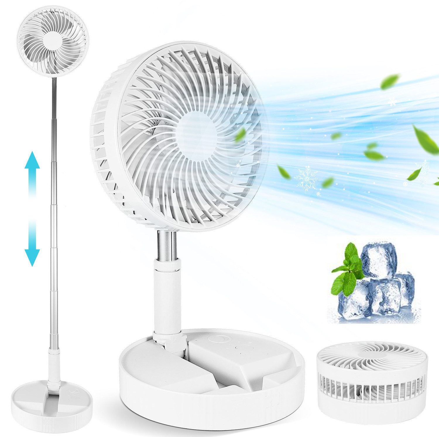 BlingBin Standventilator Tisch und Standventilator,Tragbarer Faltbar günstig online kaufen
