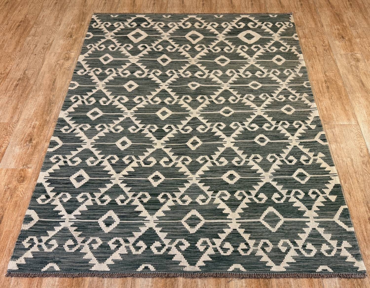 Rug Studios Teppich KELIM ORIGINAL HANDGEARBEITET, Rechteckig, Höhe: 5 mm, Handgefertigt, 153 x 203 cm, Multi