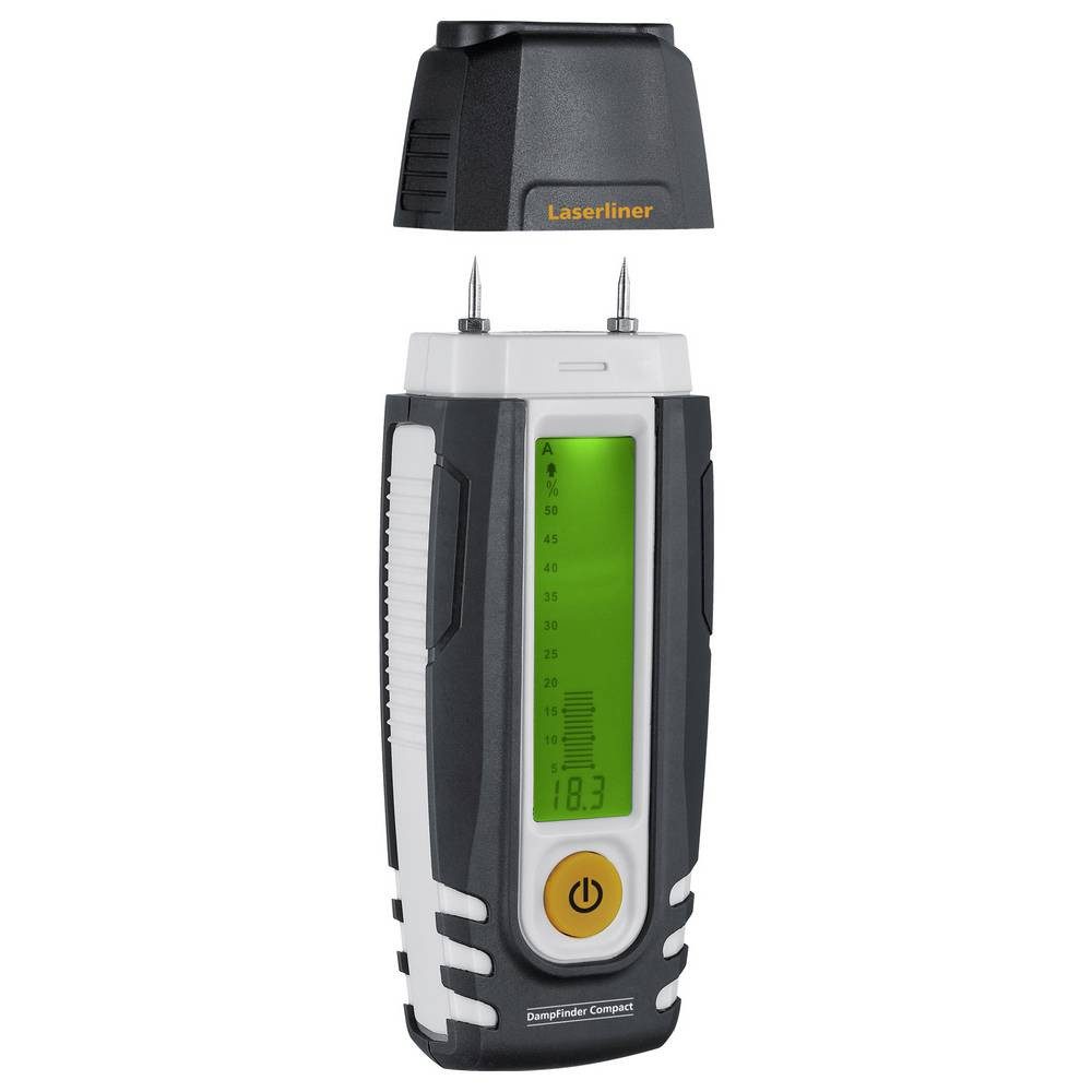LASERLINER Feuchtigkeitsmesser DampFinder Compact Materialfeuchtemessgerät 082.015E