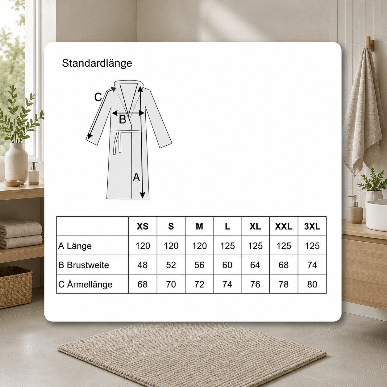 OTTO home Unisex-Bademantel Lillou, ideal für Sauna & Spa, Hotelbademantel, Morgenmantel, Langform, Microfaser, Kapuze, Gürtel, kuschelig weicher Fleece, plüsch, für Damen und Herren, XS-3XL