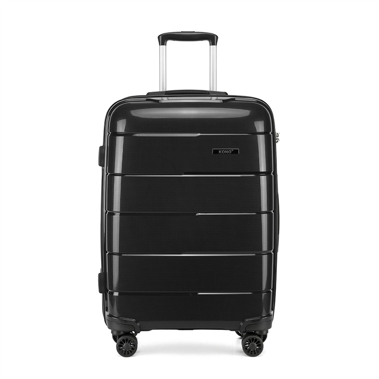 KONO Koffer Trolley mit 4 Rollen Polypropylen Ideal für Business & Schule günstig online kaufen