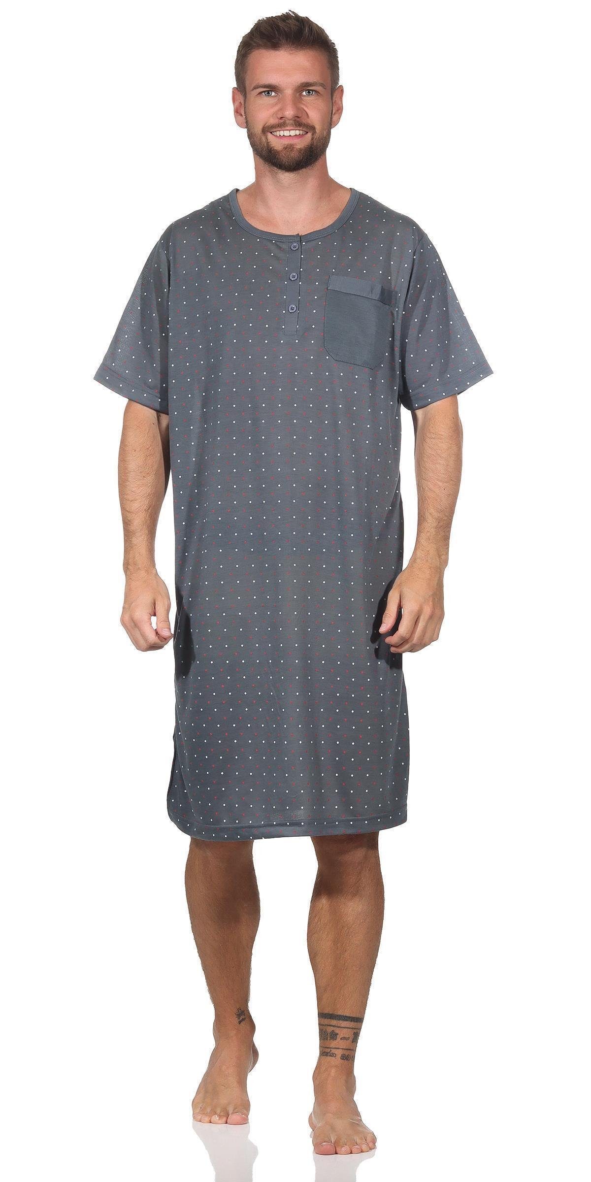EloModa Nachthemd Herren Nachthemd Sommer Sleepshirt, günstig online kaufen