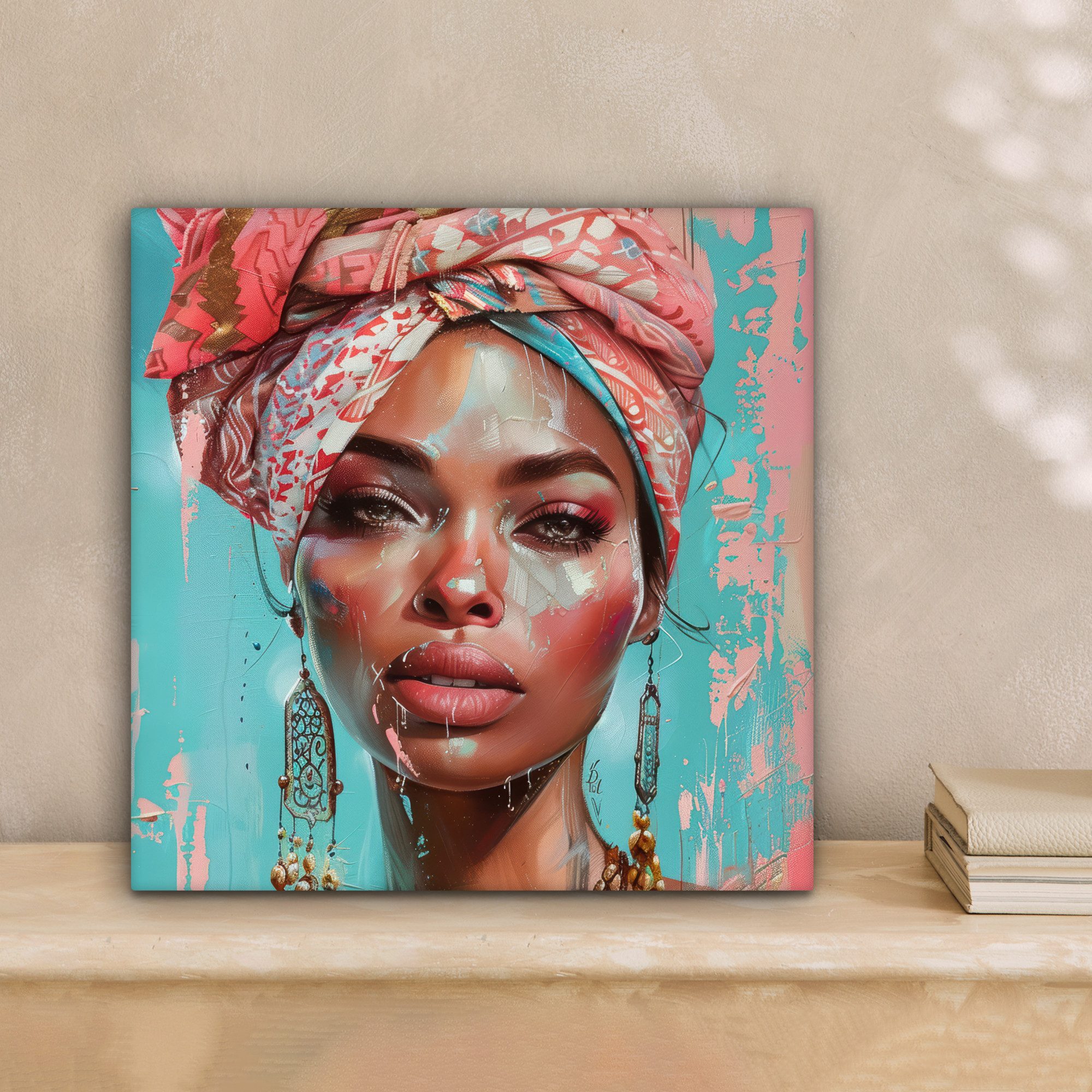 OneMillionCanvasses® Leinwandbild Frau - Porträt - günstig online kaufen