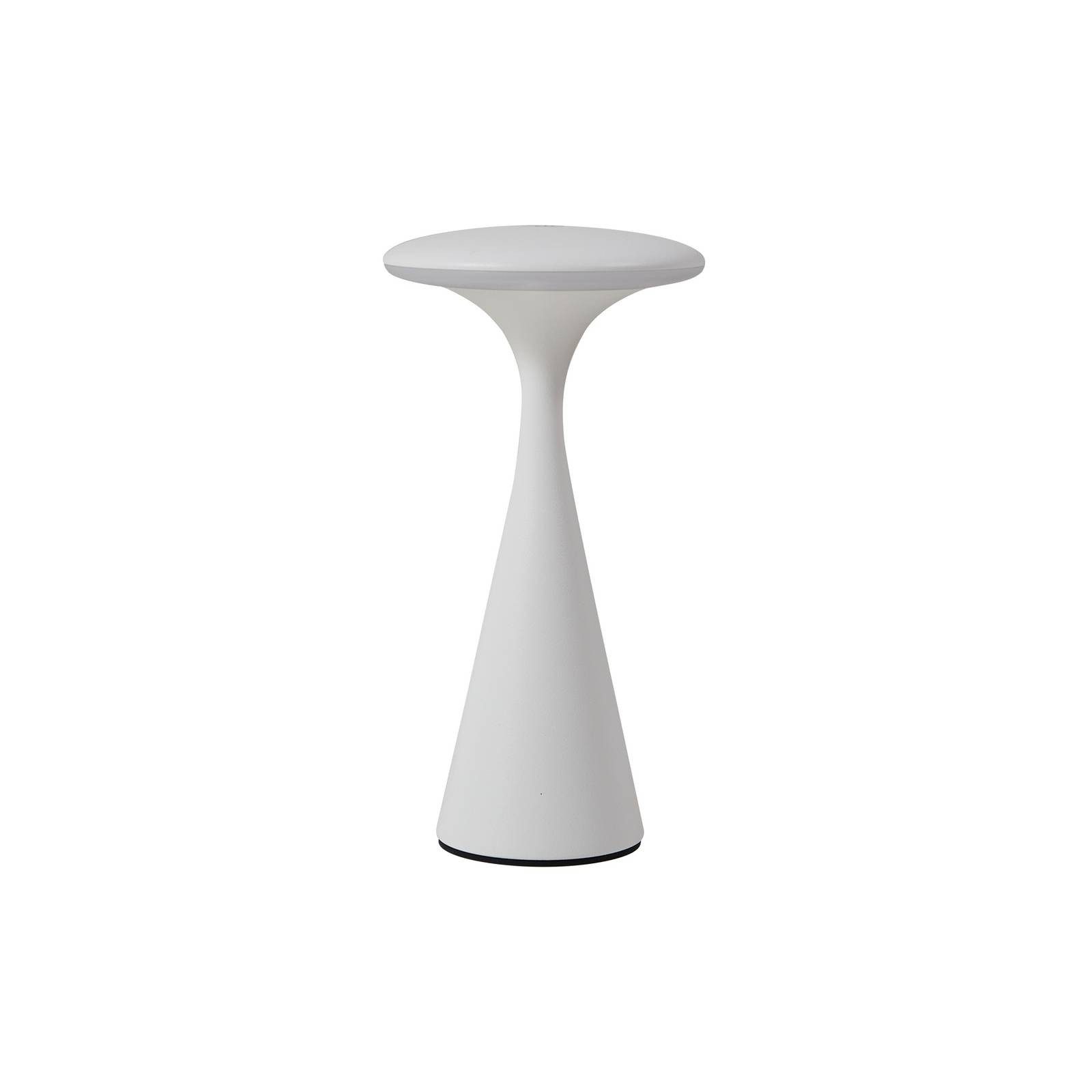 Lindby Außen-Tischleuchte Evelen, LED, Kunststoff Weiß warmweiß IP54, LED 1 günstig online kaufen