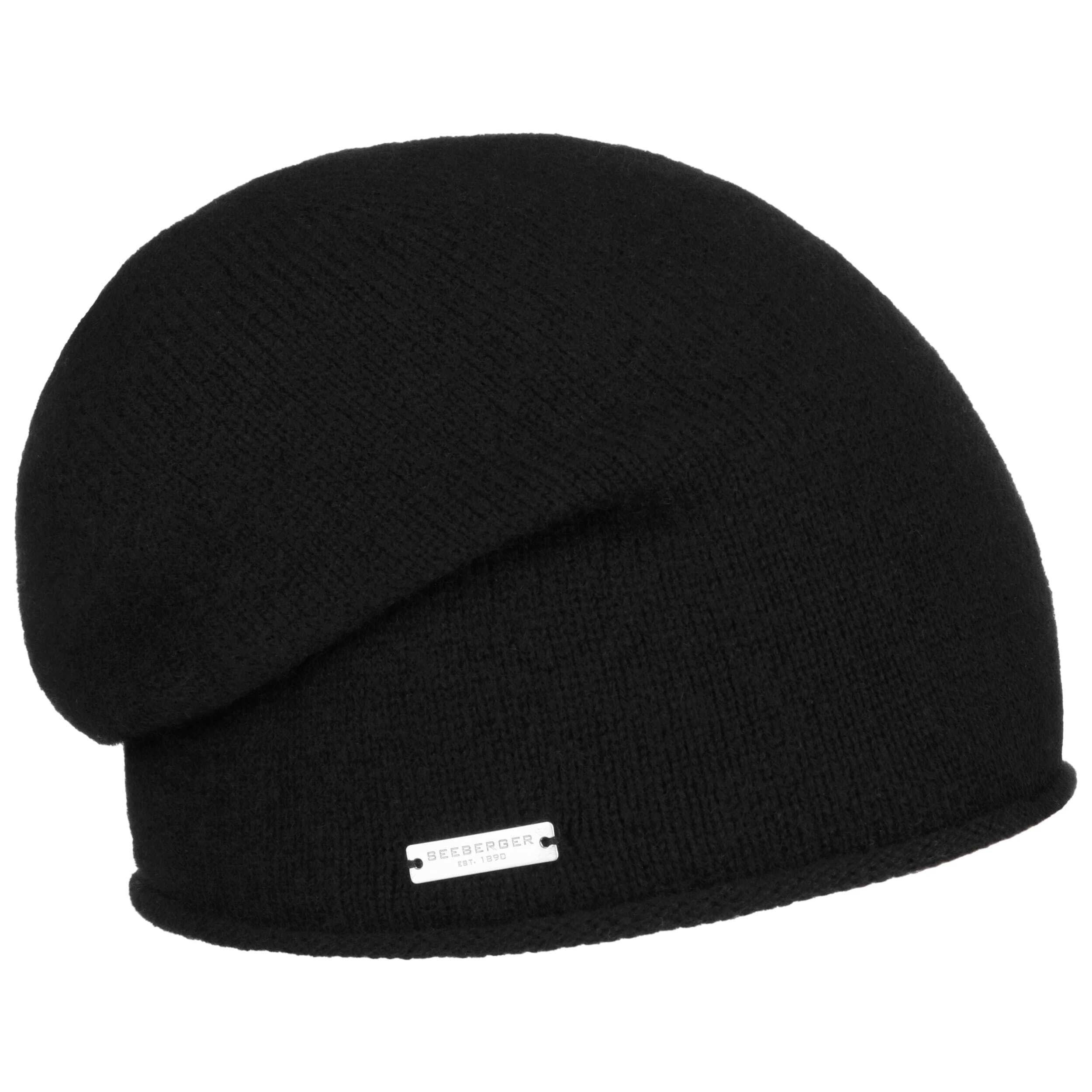 Seeberger Strickmütze (1-St) Kaschmirmütze Oversize