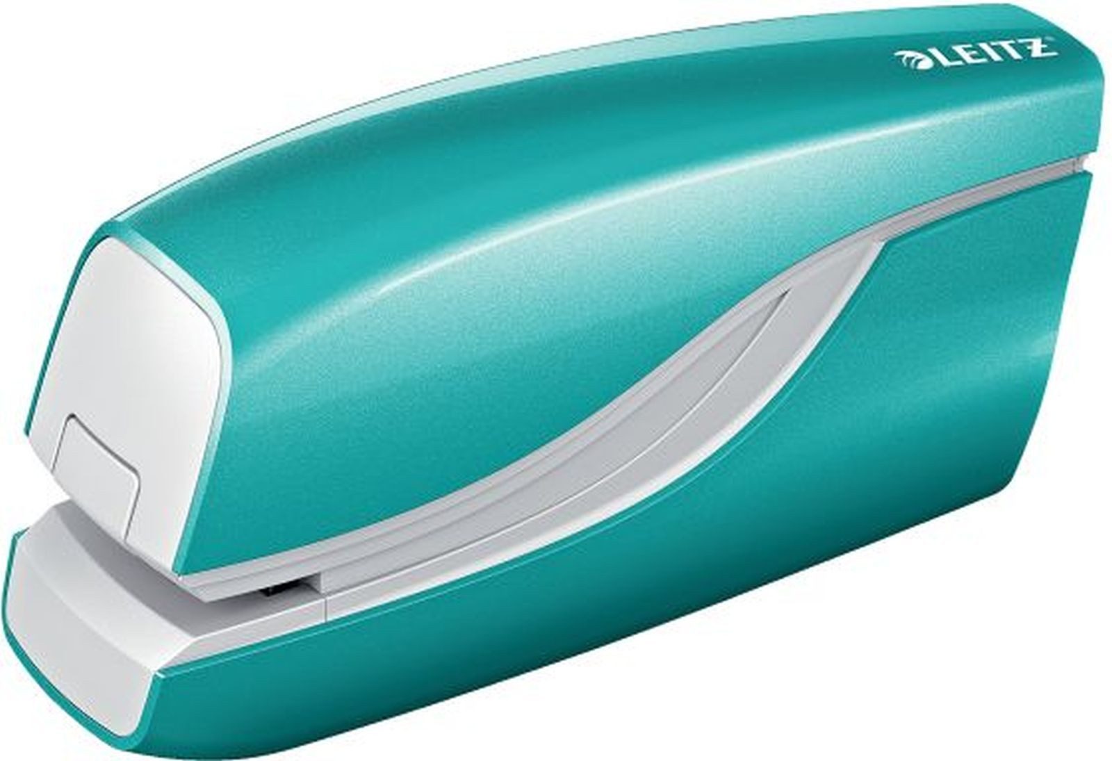LEITZ Heftgerät Heftgerät Wow elektrisch 10 Blatt eisblau