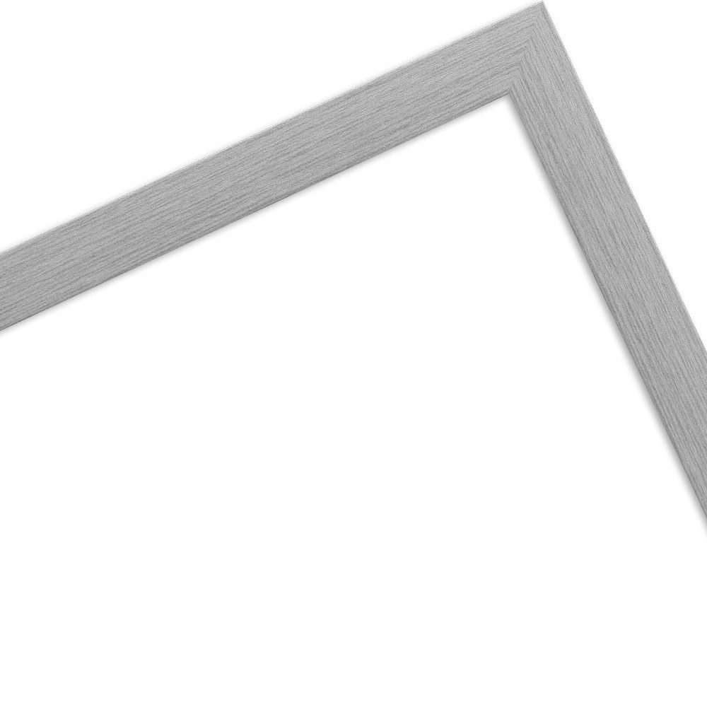 WANDStyle Bilderrahmen H950, Silber Bilderrahmen 10x10 Holz, Bilderrahmen Silber 10x10 cm Modern
