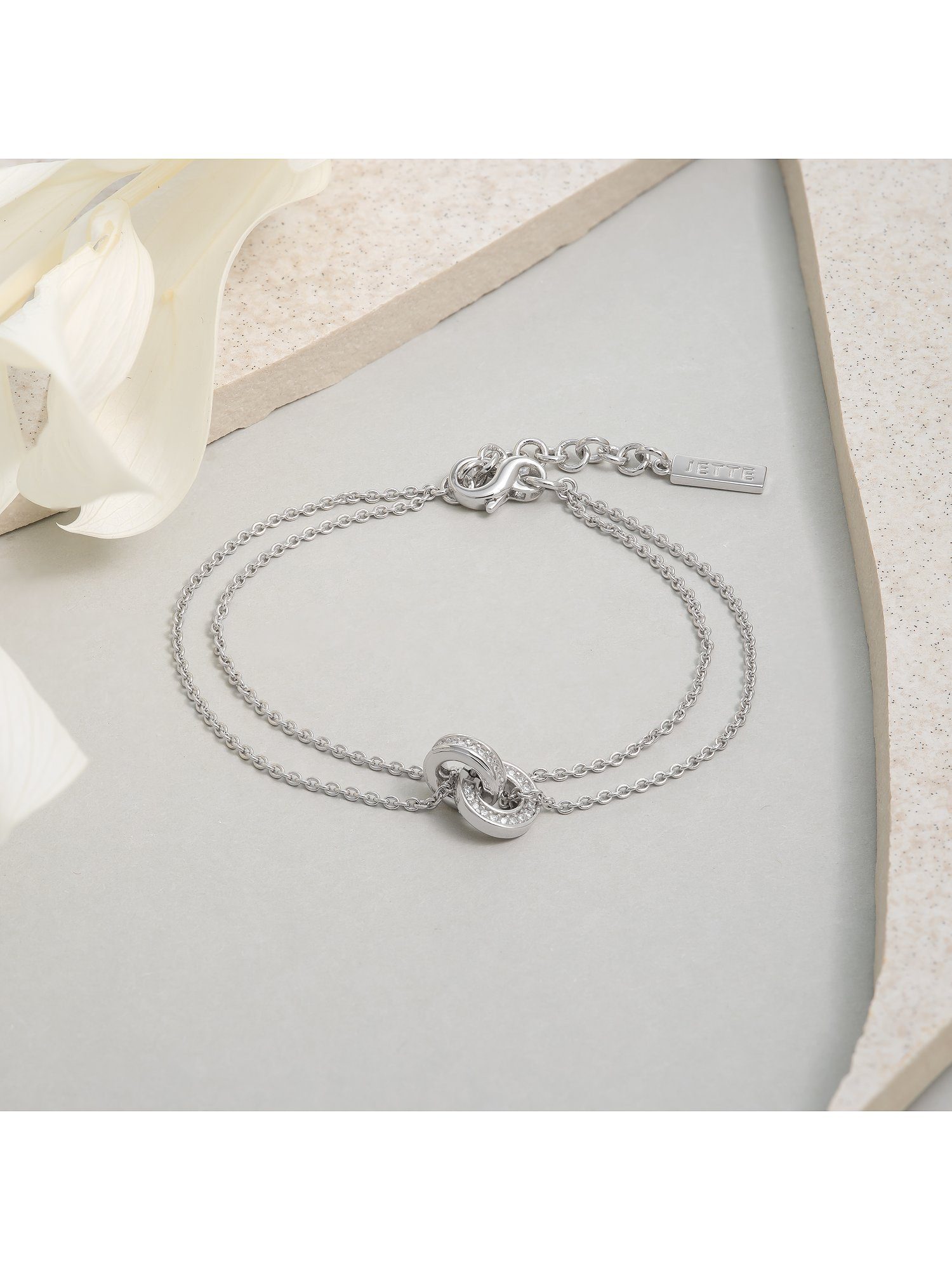 JETTE Armband JETTE Damen-Armband 925er Silber 27 Zirkonia, COSMOPOLITAN günstig online kaufen