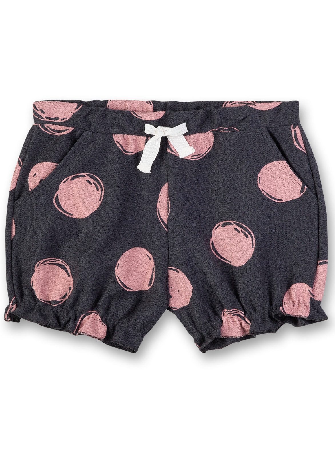 Sanetta PURE Sweatshorts Mädchen Shorts Bio Baumwolle gepunktet elastischer Bund Sommer