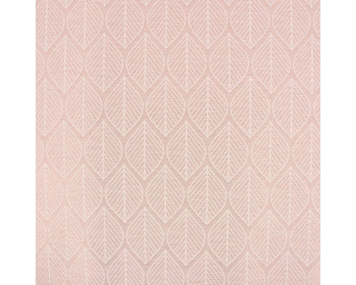 Thumbnail - SCHÖNER LEBEN. Stoff Dekostoff Doubleface Premium Metallic Leaf Retro Scandi Blätter rosa, mit Metallic-Effekt