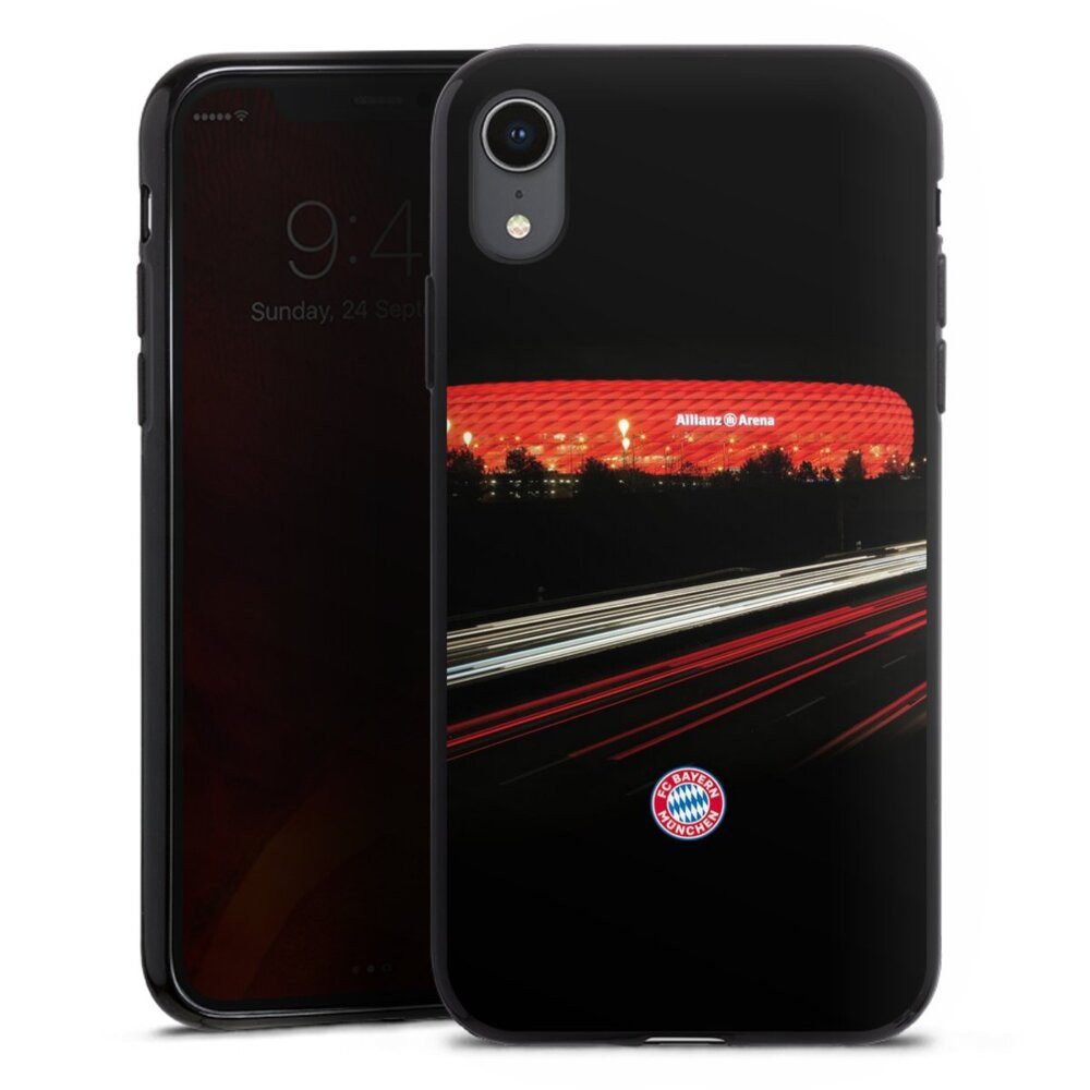 DeinDesign Handyhülle FC Bayern München FCB Stadion FC Bayern München Allianz Arena, Apple iPhone Xr Silikon Hülle Bumper Case Handy Schutzhülle