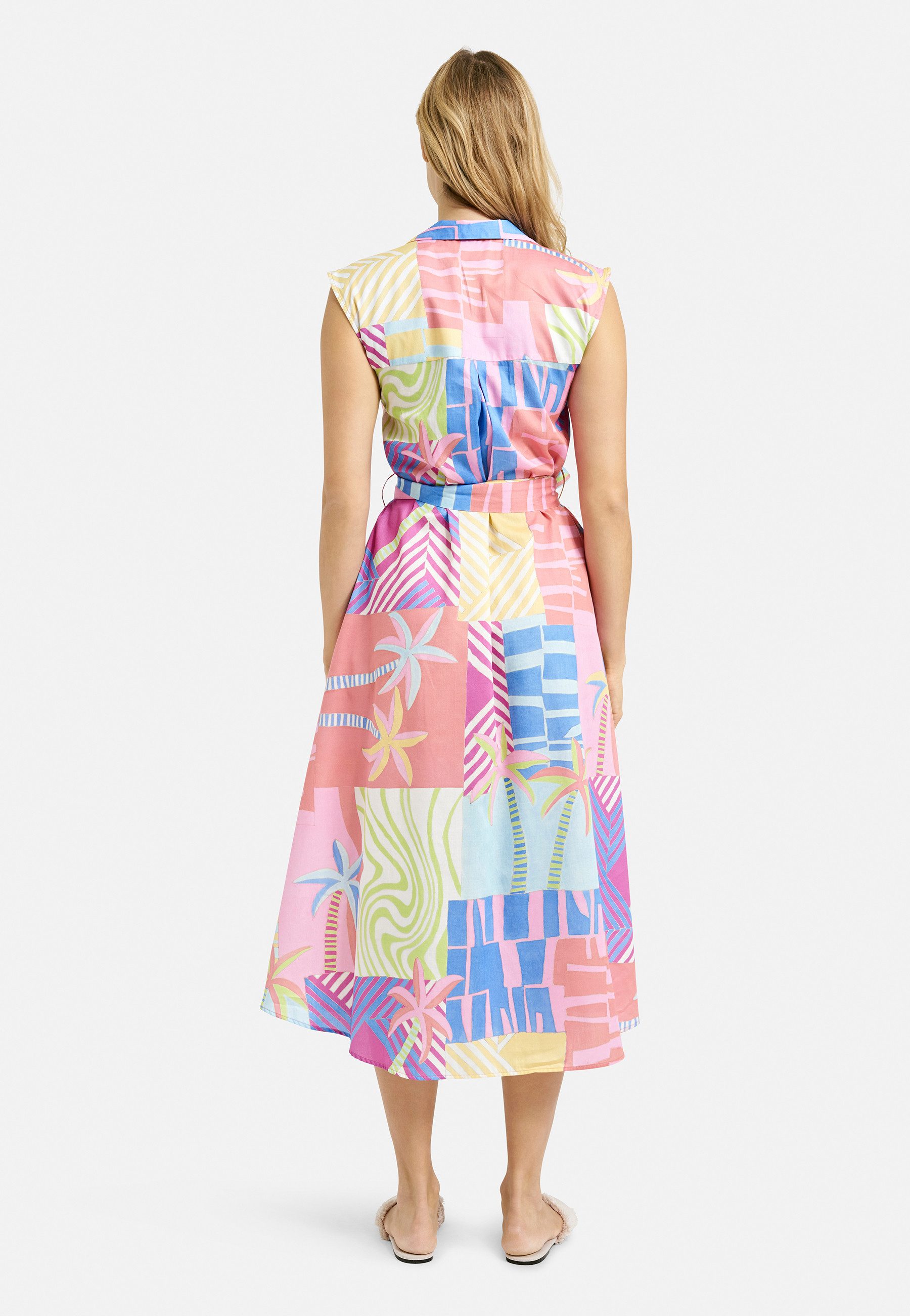 Milano Italy Sommerkleid mit Bindegürtel