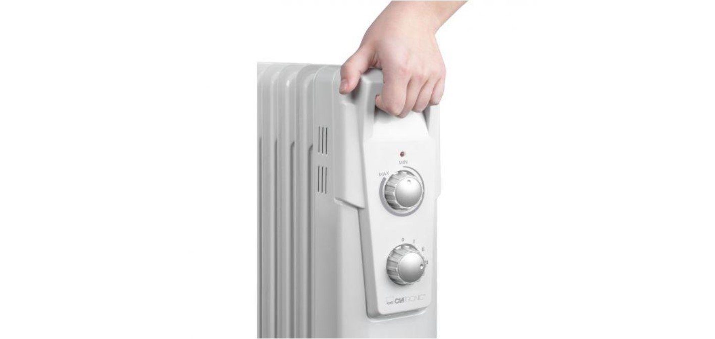 CLATRONIC Ölradiator RA 3737, 2300 W, Mobiler Heizkörper mit bis zu 2300 Watt