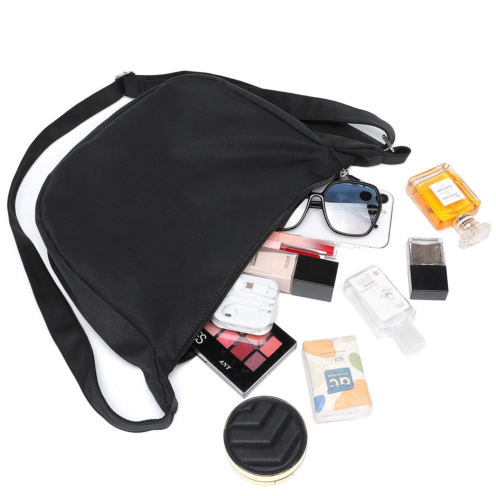 Miss Lulu Umhängetasche Wasserfeste Halbmond Crossbody Tasche–für Reisen und Alltag