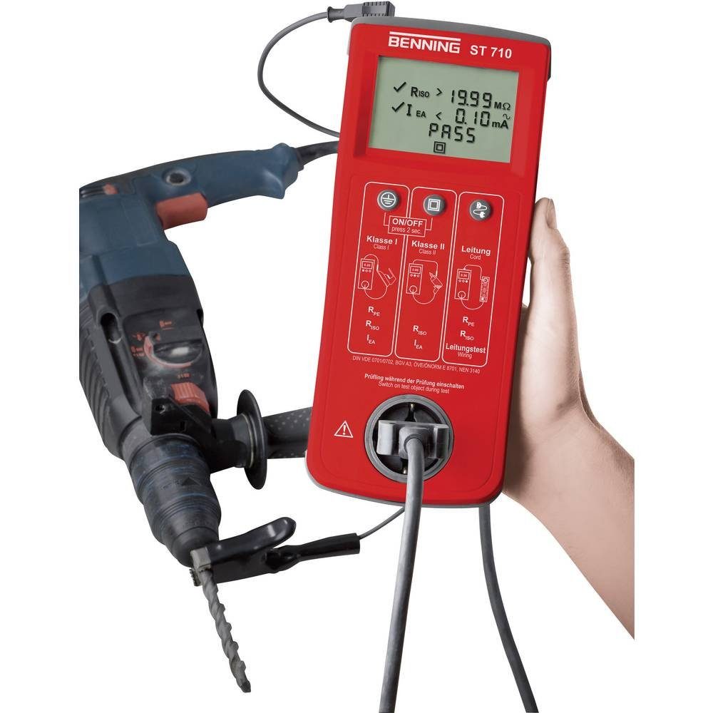 Benning Multimeter Gerätetester VDE 0701, VDE 0702 050308