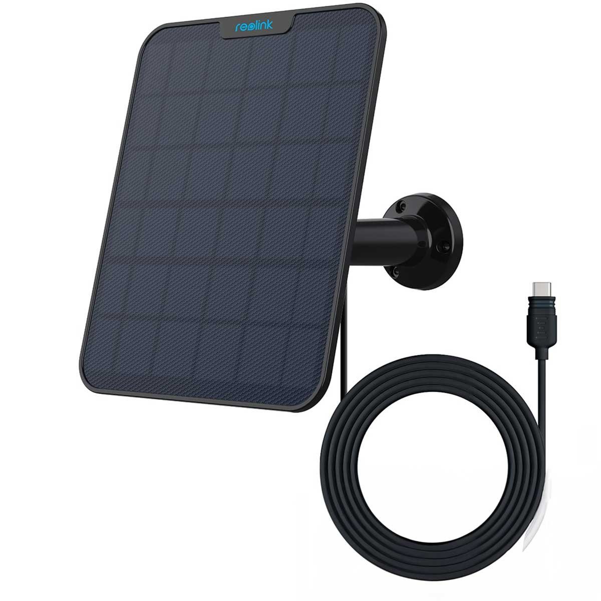 Reolink Solarpanel 2 für akkubetriebene Reolink Überwachungskameras Solar Panel, Wetterfest