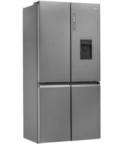 Haier Kühlschrank HTF-520WP7, 190 cm hoch, 90.5 cm breit, Wasserspender, No Frost, Silberionen, MyZone