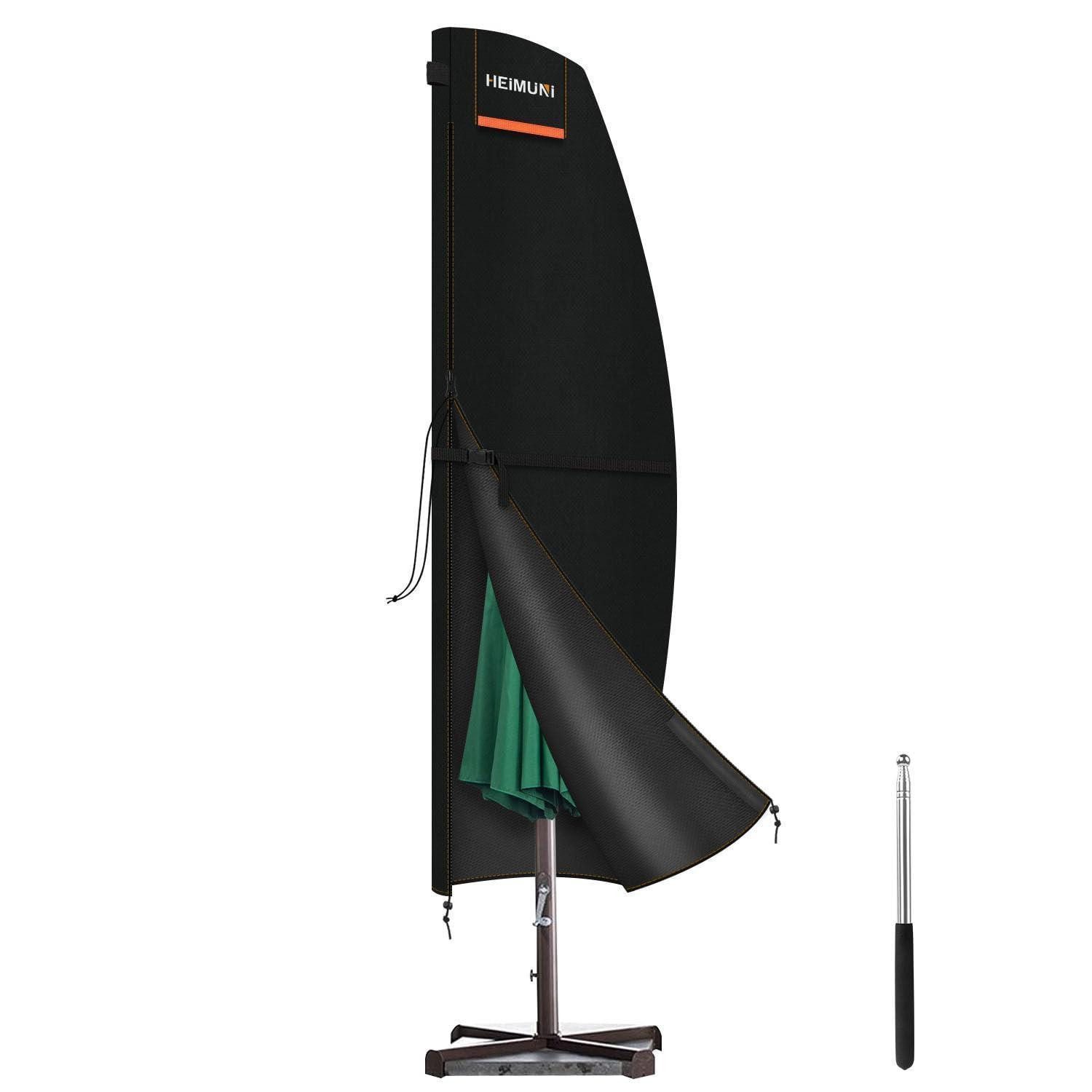 LuxusKollektion Sonnenschirm-Schutzhülle Ampelschirm Schutzhülle Wasserdicht Winterfest UV 230x45 70 50cm