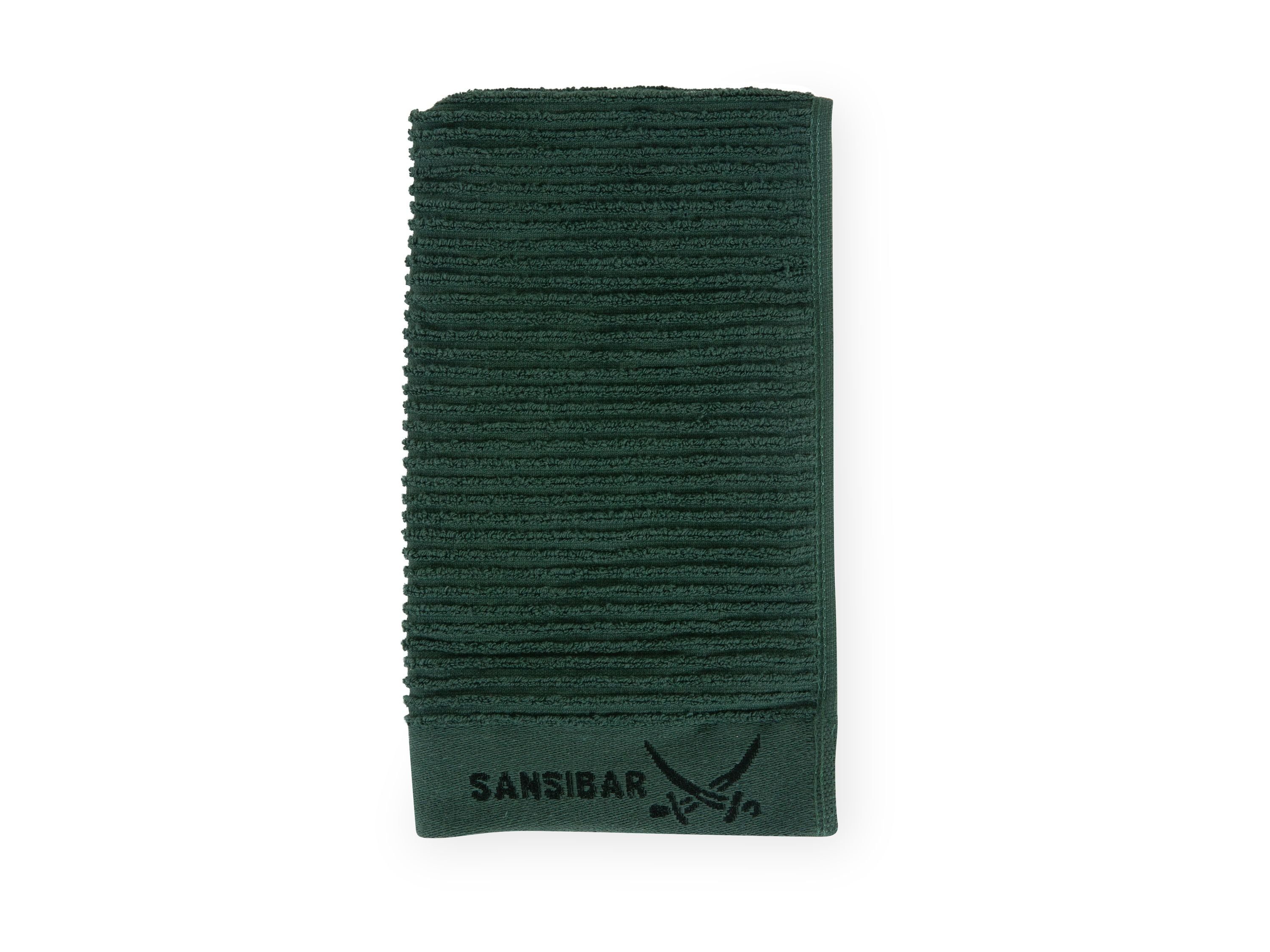 Sansibar Sylt Gästehandtuch Gästetuch SANSIBAR COAST LB 50x30 cm grün