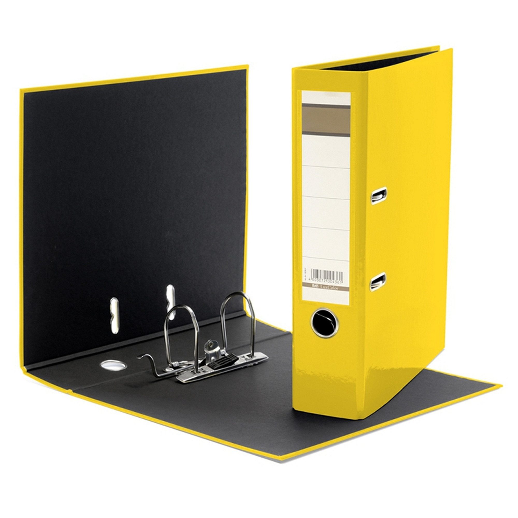 Primus Aktenordner 5x Aktenordner / DIN A4 / 75mm breit / Farbe: gelb