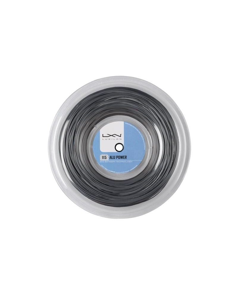 Tennissaite Alu Power 1.15 (Haltbarkeit+Power) silber 200m Rolle