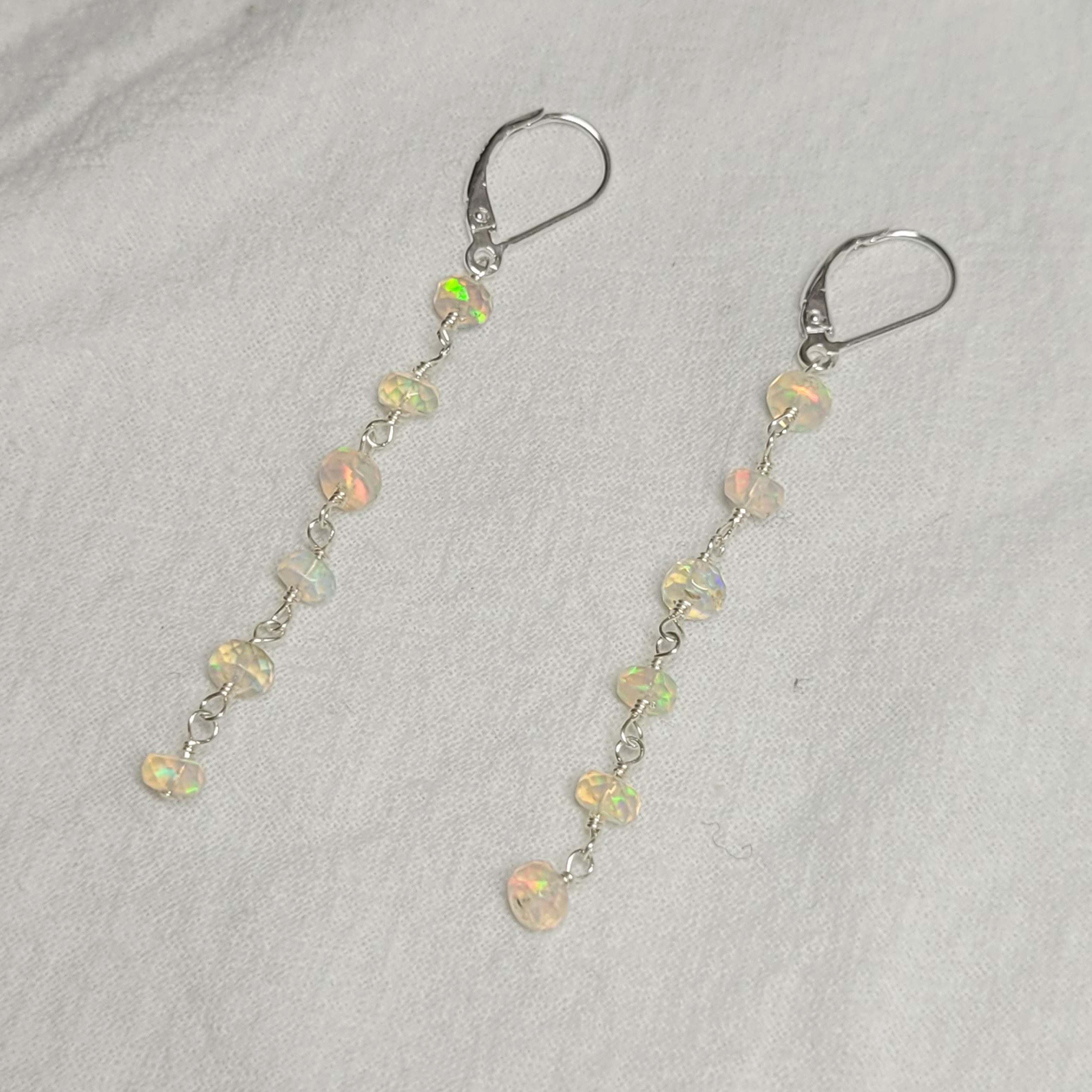 GOLDEN Paar Ohrhänger Lange 14k Gold Filled Kettenohrringe mit Leuchtender günstig online kaufen