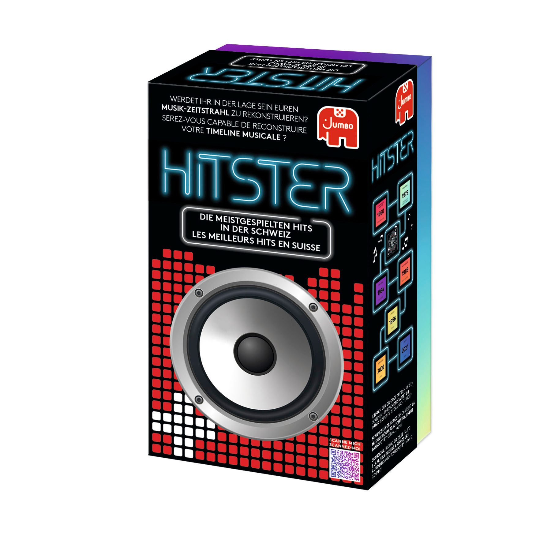 Jumbo Spiele Spiel Hitster Switzerland, Partyspiel, Kartenspiel