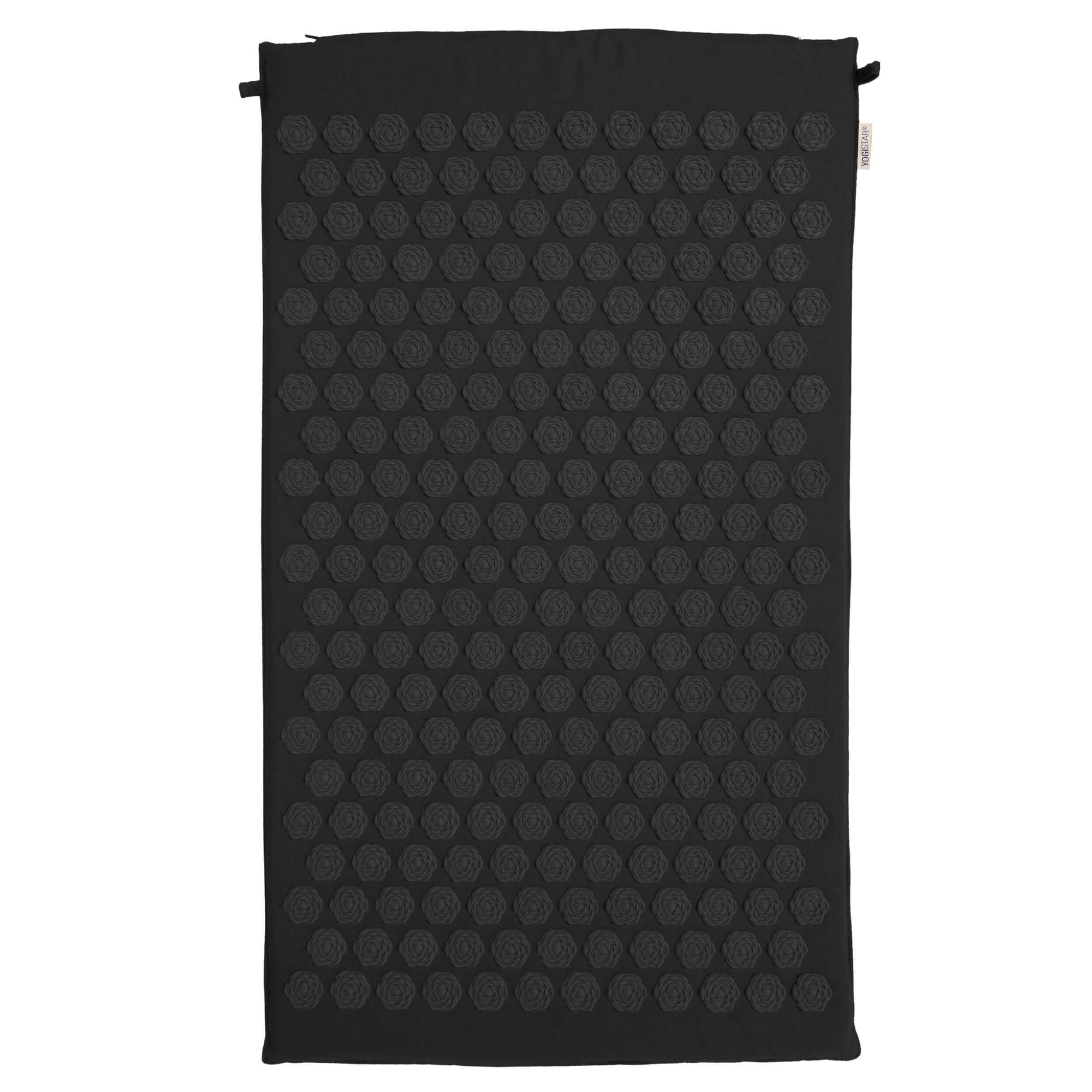 Yogistar Akupressurmatte Akupressurmatte akupress relax lotus - Baumwolle (Standard, 1-St., Standard), Akupressurmatte 6.050 Nadeln, Lotus-Design, Bio-Baumwolle, 77x45 cm