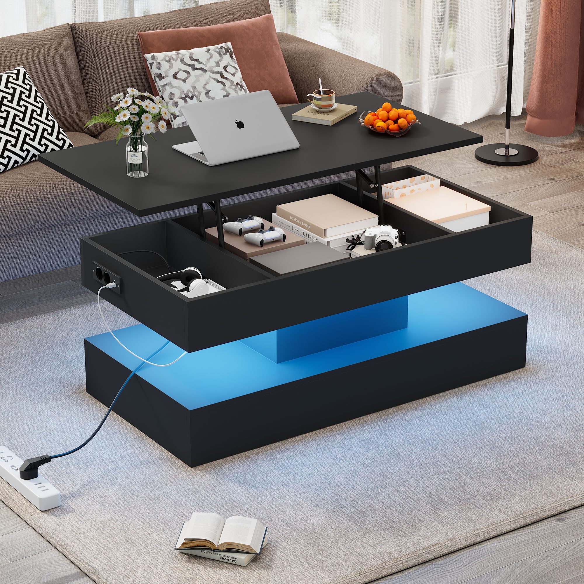 MODFU Couchtisch Wohnzimmertisch (Satztisch, Wohnzimmertisch, 1-St., günstig online kaufen