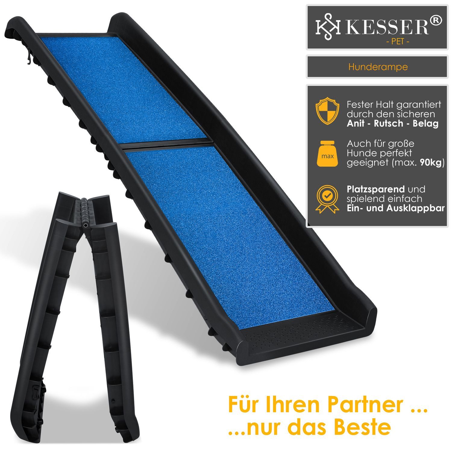 KESSER Hunderampe, Hunderampe Hundetreppe Hundeautorampe Auto günstig online kaufen