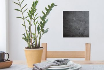 OneMillionCanvasses® Leinwandbild Industriell - Beton - Grau - Schiefer - Retro, (1 St), Leinwand Bilder für Wohnzimmer Schlafzimmer