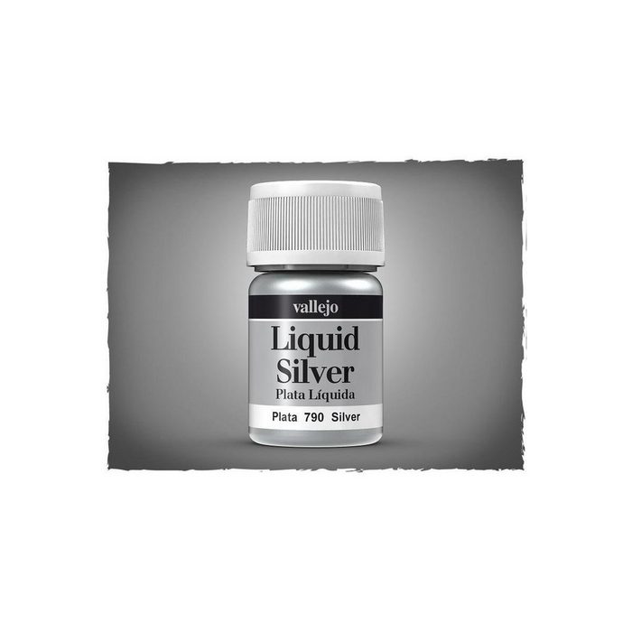 Vallejo Acrylfarbe VAL-70.790 - Flüssigmetall - Silver 35 ml