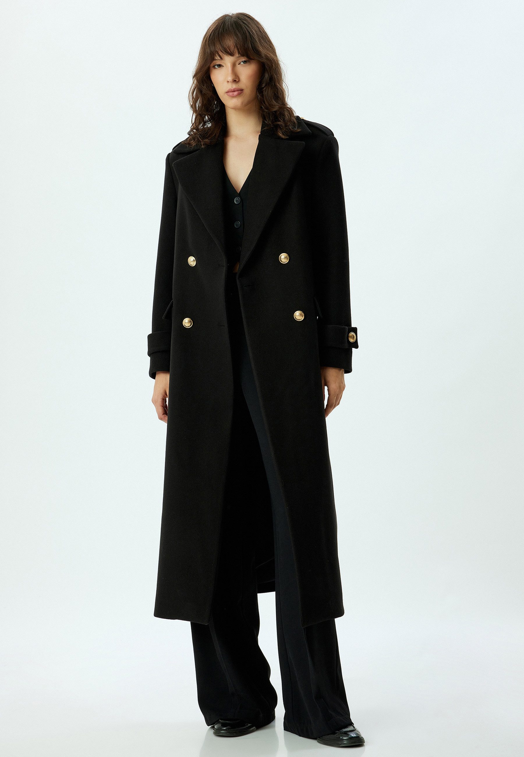 Koton Langmantel Regular Jacket Kragen Langmantel